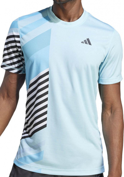 Футболка мужская Adidas Freelift Tee Pro Light Aqua