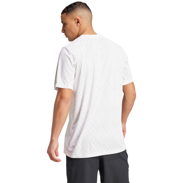 Футболка мужская Adidas Club Climacool Graphic White/Dash Grey