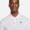 Поло мужское Nike Rafa Slim-Fit White/Black