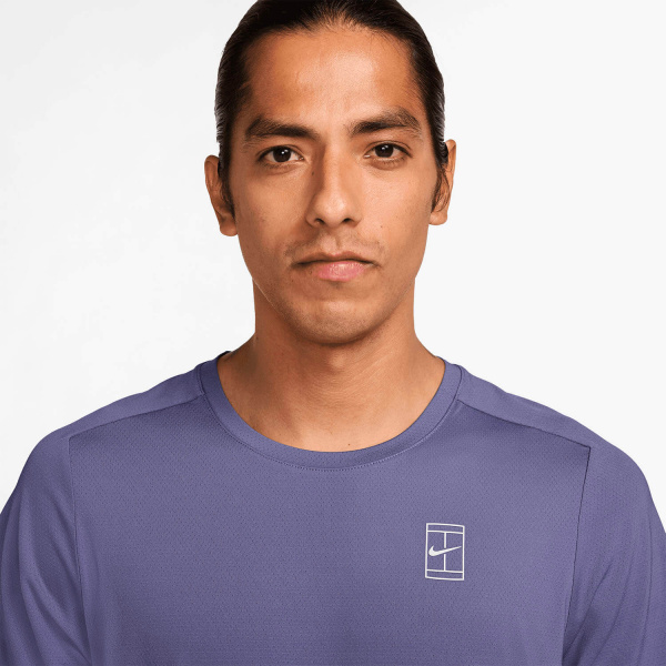 Футболка мужская Nike Court Dri-Fit Advantage  Dusty Amethyst/White