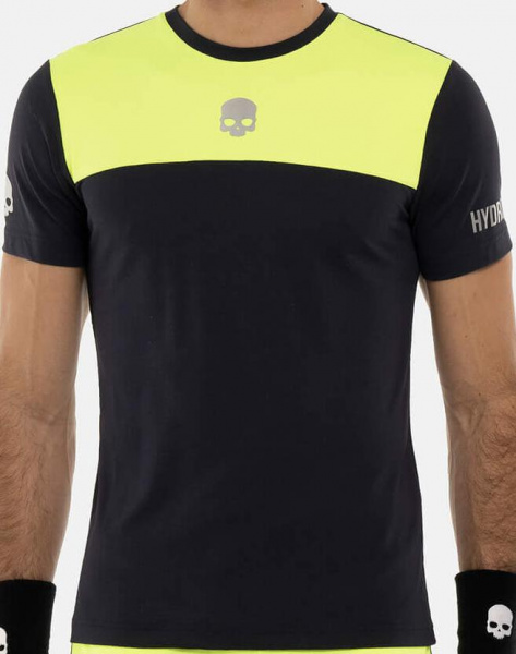 Футболка мужская Hydrogen BLOCK COLOR Tech Blue Navy/Fluo Yeloow TT0002-H99