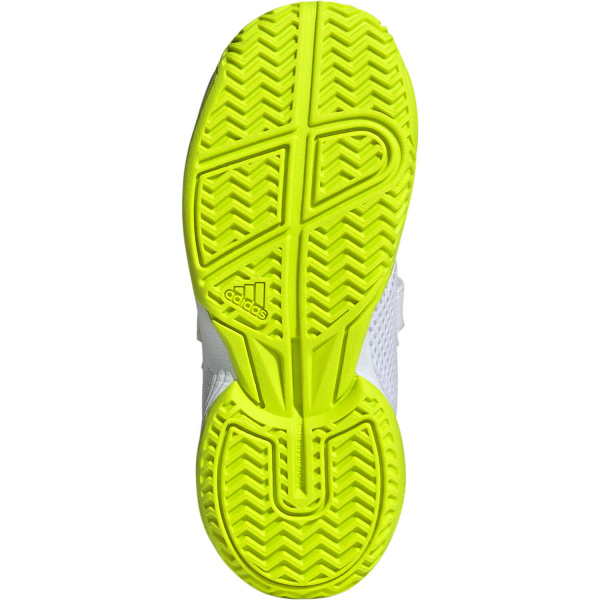 Кроссовки детские Adidas CourtFlash K CF C White/Flash Yellow
