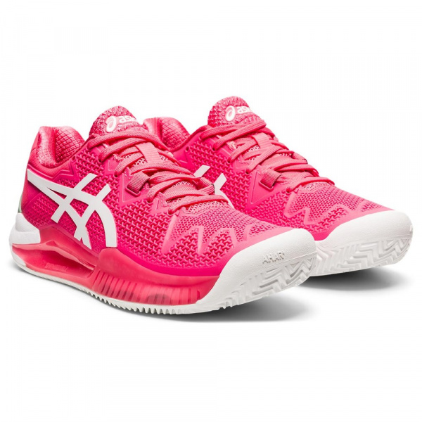 Кроссовки женские Asics Gel-Resolution 8 Clay Pink Cameo/White