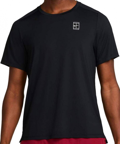 Футболка мужская Nike Court Dri-Fit Advantage  Black/White