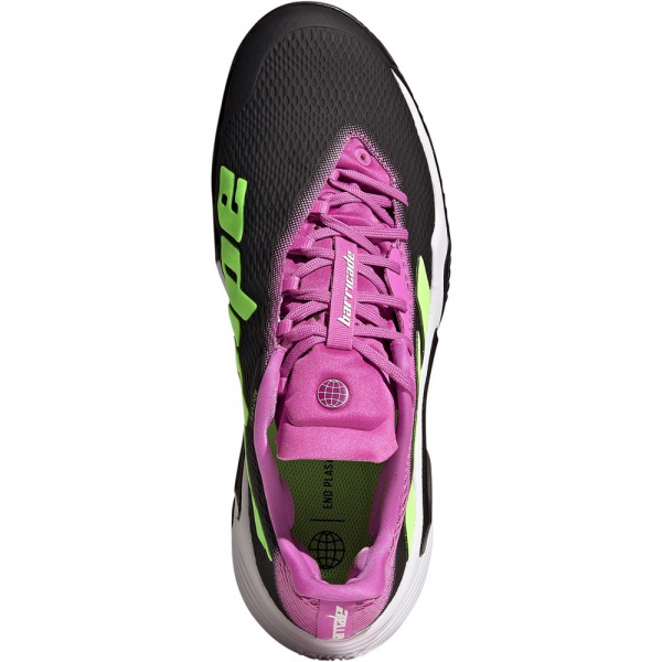 Кроссовки мужские Adidas Barricade Carbon/Green Lilac