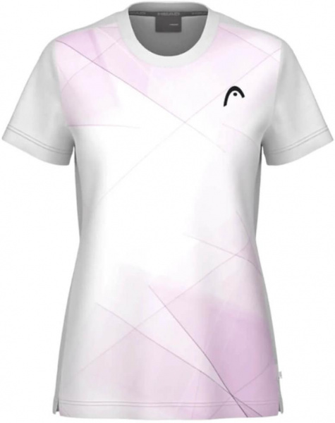 Футболка для девочек Head TIE-BREAK White/ Mix Rose