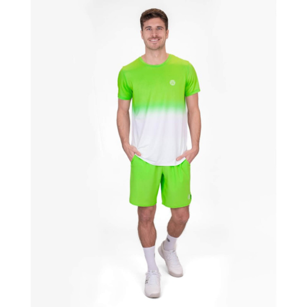 Футболка мужская Bidi Badu Crew Gradiant Neon Green/White