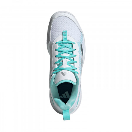 Кроссовки женские Adidas AvaFlash Cloud White/Silver Metallic/Flash Aqua