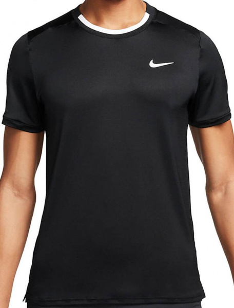 Футболка мужская Nike Court Dri-Fit Advantage Black/White  FD5320-011