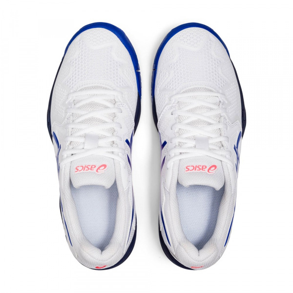 Кроссовки детские Asics Gel-Resolution 8 GS White/LapisLazuri Blue