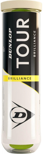 Мячи теннисные Dunlop Tour Brilliance 4 Balls  601621