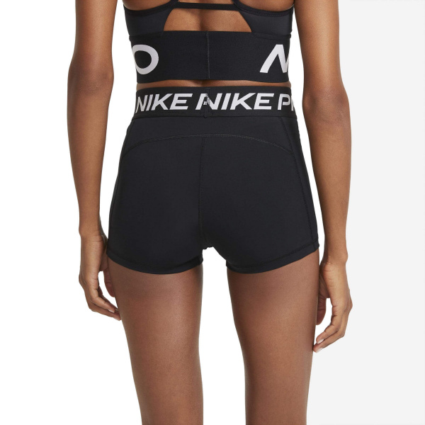 Шорты женские Nike Pro 365 3IN Black/White