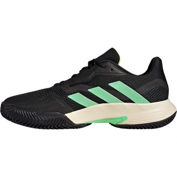Кроссовки мужские Adidas CourtJam Control Clay  Black/Green/Yellow