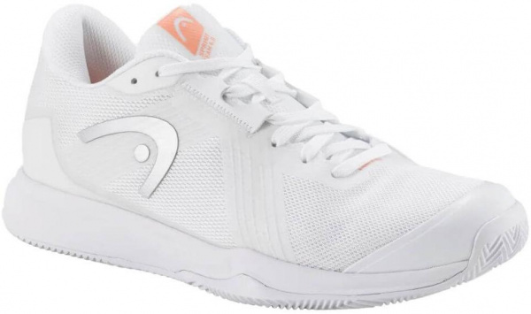 Кроссовки женские Head Sprint Team 4.0 Clay White/Coral