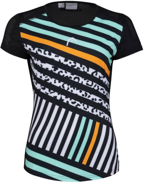 Футболка для девочек Head Sammy Black/Print Vision  816241-BKXW  su21