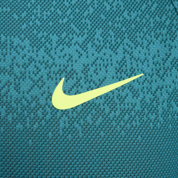 Футболка мужская Nike Dri-Fit Rafa Challenger Turquoise/Yellow  FD5409-381