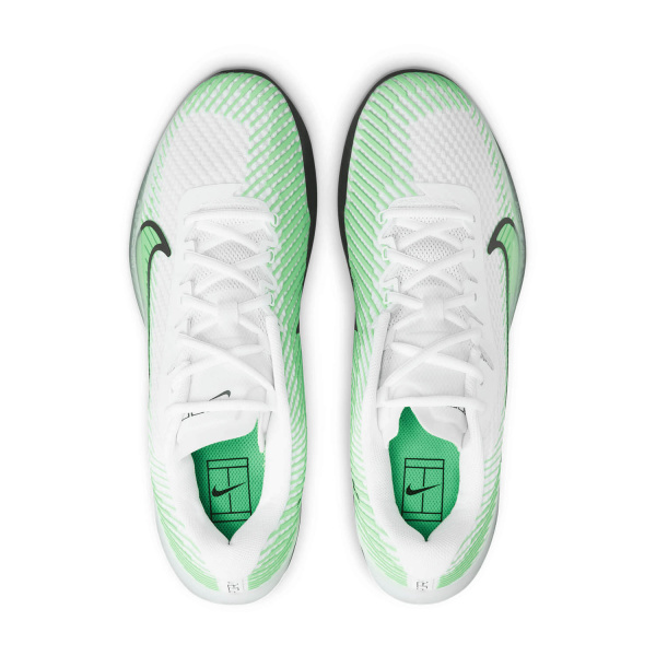 Кроссовки мужские Nike Zoom Vapor 11 HC White/Black/Poison Green