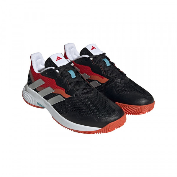 Кроссовки мужские Adidas CourtJam Control Clay  Core Black/Ftwr White/Better Scarlet
