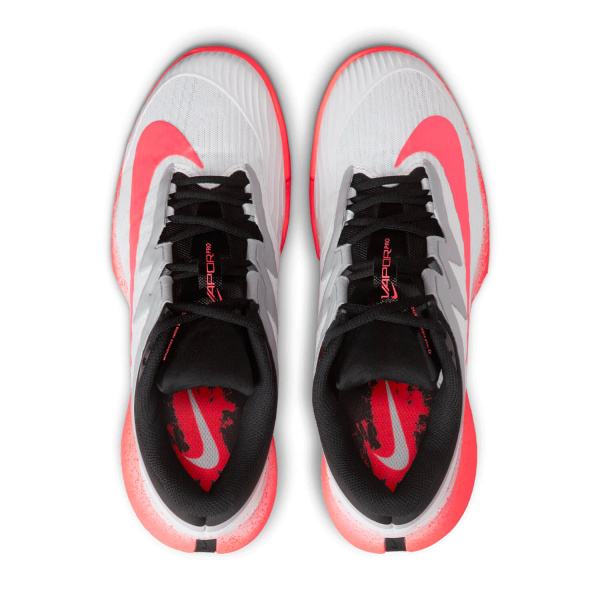Кроссовки женские Nike Zoom Vapor Pro 3 HC White/Hot Lava/Wolf Grey