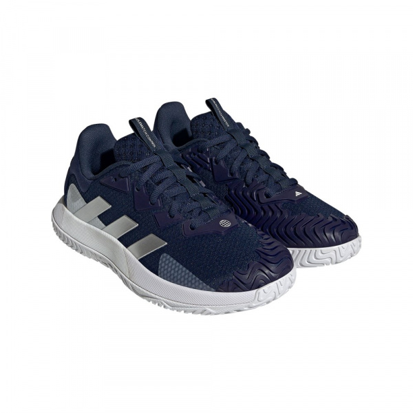 Кроссовки мужские Adidas SoleMatch Control Team Navy Blue 2/Matte Silver/Cloud White
