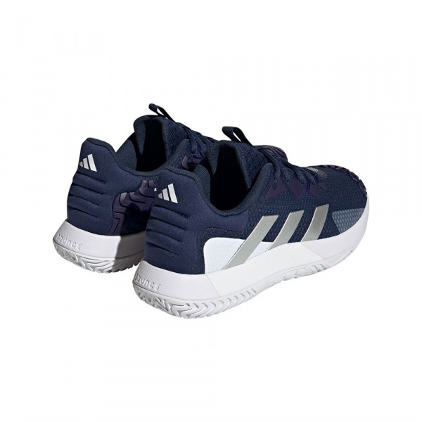 Кроссовки мужские Adidas SoleMatch Control Team Navy Blue 2/Matte Silver/Cloud White