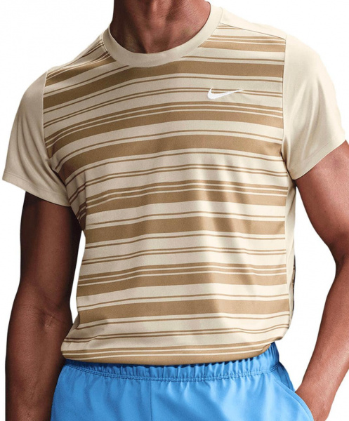 Футболка мужская Nike Court Dri-Fit Victory Light Khaki/White