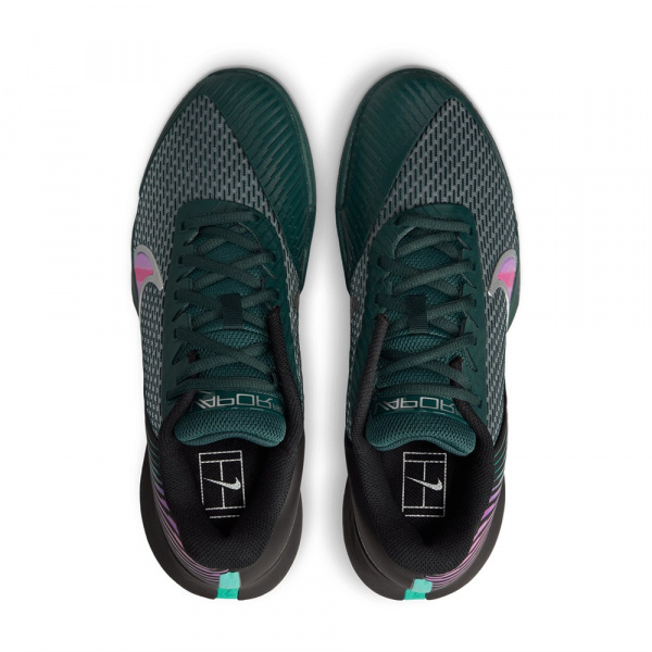 Кроссовки мужские Nike Zoom Vapor Pro 2 HC Premium Black/Deep Jungle/Clear Jade/Multi-Color