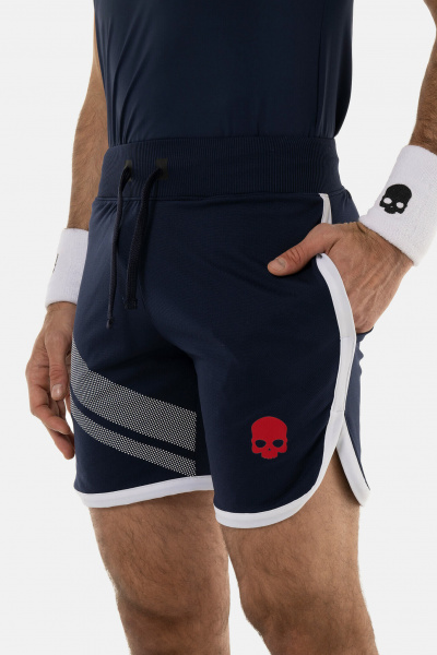 Шорты мужские Hydrogen SPORT STRIPES TECH Blue Navy/White
