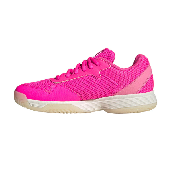 Кроссовки детские Adidas CourtFlash K Lucid Pink/Silver Metallic/Bliss Pink