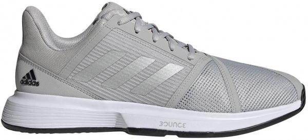 Кроссовки мужские Adidas Courtjam Bounce Grey Two/Silver Metallic/Core Black
