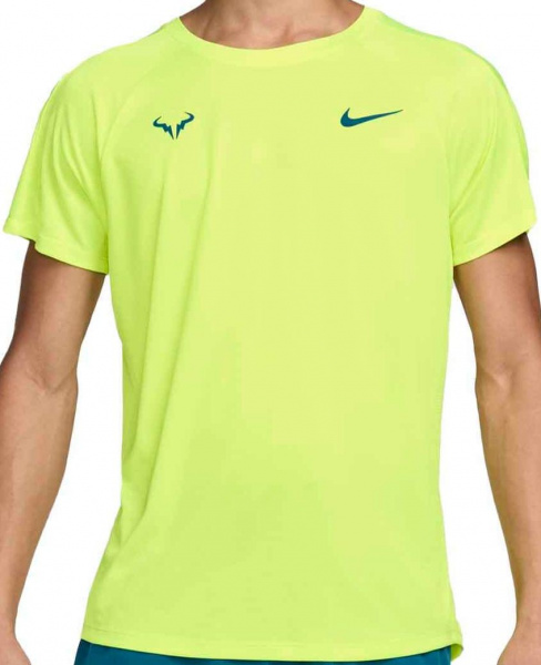 Футболка мужская Nike Dri-Fit Court Yellow/Turquoise  DV2887-702