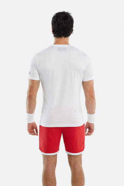 Футболка мужская Hydrogen Olympic Skull Tech White  T00822-001