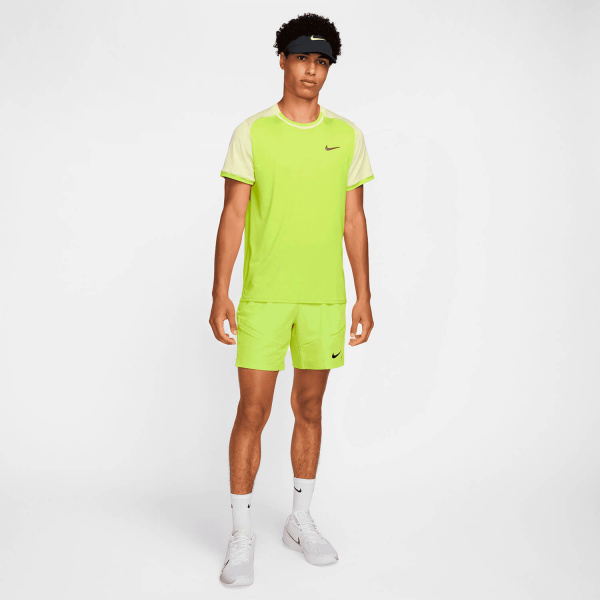Футболка мужская Nike Court Dri-Fit Advantage T-Shirt Men Light Yellow/Black