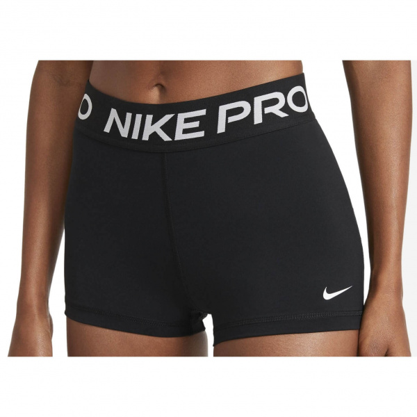 Шорты женские Nike Pro 365 3IN Black/White
