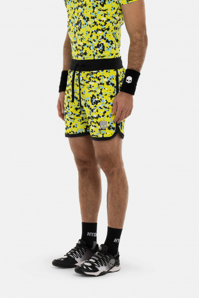 Шорты мужские Hydrogen CAMO PIXEL TECH Yellow Fluo/Multicolor