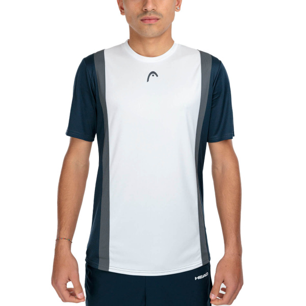Футболка мужская Head CLUB 25 Tech Navy/White