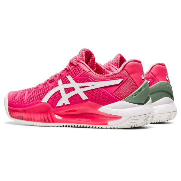 Кроссовки женские Asics Gel-Resolution 8 Clay Pink Cameo/White