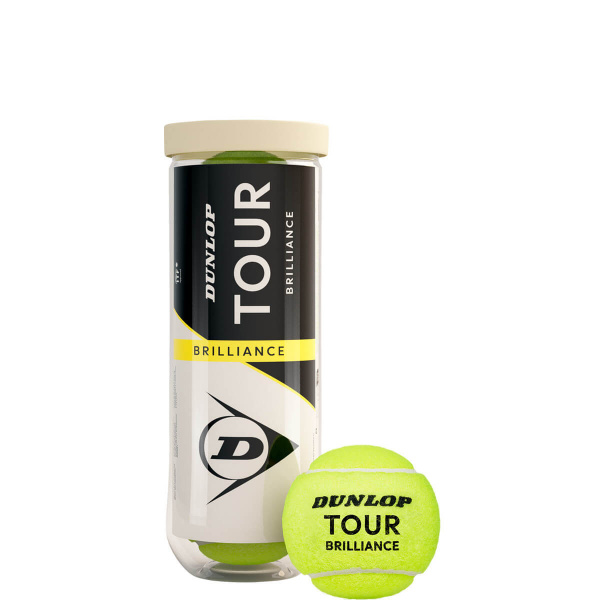 Мячи теннисные Dunlop Tour Brilliance 3 Balls  601620