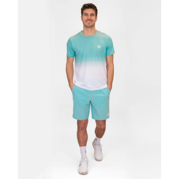 Футболка мужская Bidi Badu Crew Gradiant Aqua/White
