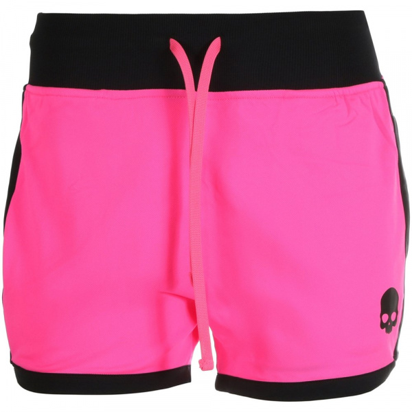 Шорты женские Hydrogen TECH Fluo Fuchsia/Black