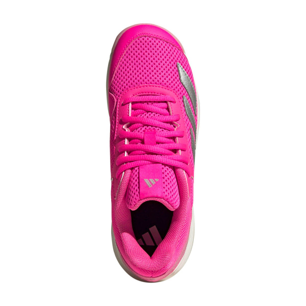 Кроссовки детские Adidas CourtFlash K Lucid Pink/Silver Metallic/Bliss Pink