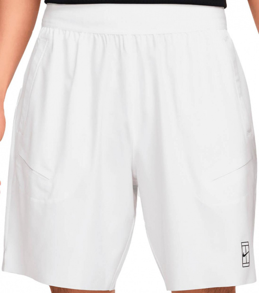 Шорты мужские Nike Court Dri-Fit Advantage 8 Inch White/Black