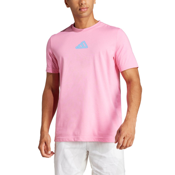 Футболка мужская Adidas Graphic Play Tennis T-Shirt Pink