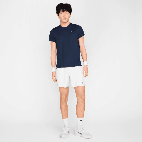 Футболка мужская Nike Court Victory  Obsidian/White