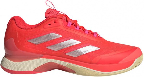Кроссовки женские Adidas Avacourt 2 Lucid Red/Silver Metal/Warm Vanilla