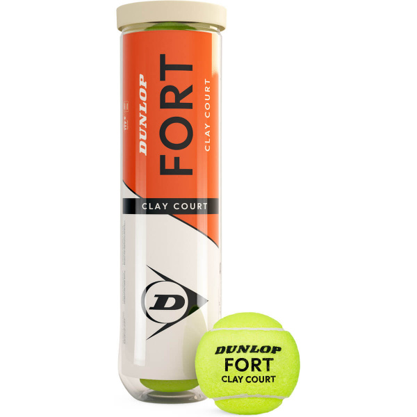 Мячи теннисные Dunlop Fort Clay Court 4B
