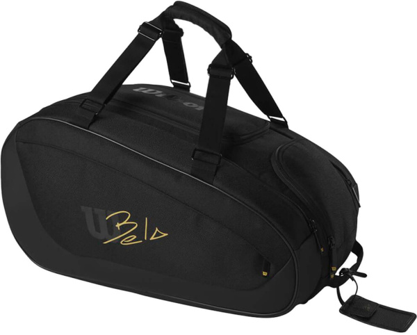 Сумка для падел-тенниса Wilson Bela Super Tour Padel Bag Black/Gold