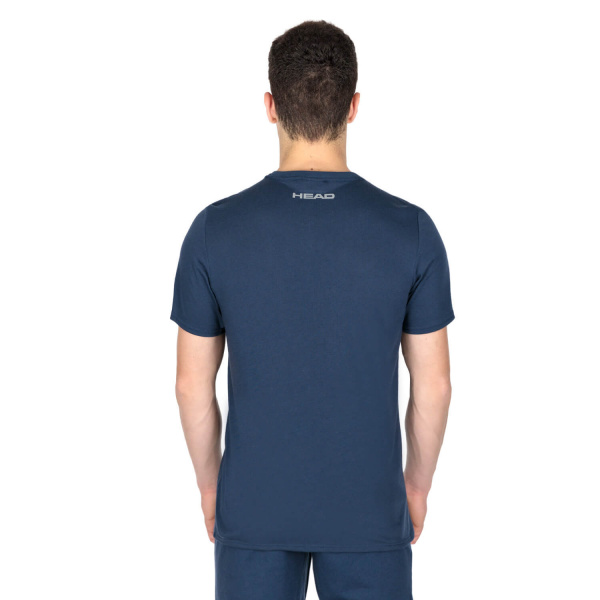 Футболка мужская Head Club Colin Dark Blue  811712-DB  su22