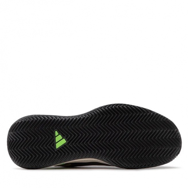 Кроссовки мужские Adidas Defiant Speed Clay Black/Green/Yellow