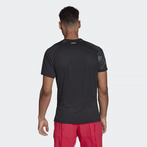 Футболка мужская Adidas Freelift Printed Black/White